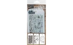 Tim Holtz - Stampers Anon Mini Stencil, Set #43. Fixed Price $20.31.