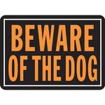 Hy-ko Beware Of Dog Sign 9.25" X 14" (12 Pcs.). Fixed Price $31.47.