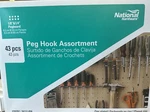 National Hardware N112-058 Pegboard Hook & Tool Organizing 43 Piece Assortment. Fixed Price $15.00.