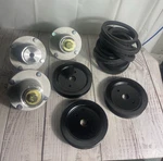 Poseagle Lawn Mower Spindle Pulley Belt Set Replacement Parts Ships From Usa. Fixed Price $29.99.