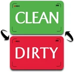 Dishwasher Magnet Clean Dirty Sign,reversible Strong Kitchen Flip Indicator, Bon. Fixed Price $8.99.