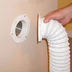 Dryer Vent 6" For 4" Tubes White. Fixed Price $19.06.