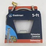 Eastman Universal Connector Dishwasher 5FT Length 3/8 Inlet - 0011722. Fixed Price $6.74.