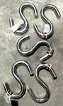 National Hardware Heavy Duty Open Hooks 4" Zinc Plated N347-856 *5PACK*. Fixed Price $12.98.