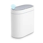 Syncvibe Bathroom Trash Can With Lid 2 Gallon Slim Motion Sensor Garbage .... Fixed Price $38.13.
