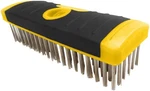 Allway SB619/SS Soft-grip Stainless Steel Wire Scrub Brush Block Black. Fixed Price $12.86.