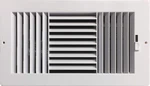 Hbw Three-way Plastic Side Wall/ceiling Register White 12" X 6" For Du.... Fixed Price $27.33.