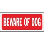 Hy-ko Plastic Sign, Beware Of Dog 23001 Pack 5. Fixed Price $22.16.