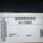 Whirlpool W11135391 Washer Console. Fixed Price $178.00.