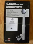 Lift And Turn Style Tub Pvc Drain - 62AW Keeney Mfg. Fixed Price $24.99.