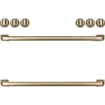 Caf Front Control Gas Knobs Handles Accessory Kit - Brushed Bronze #189. Fixed Price $399.00.