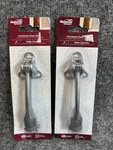 National Hardware Nos Packs N273-532 4" Kickdown Door Stop Satin Chrome. Fixed Price $16.99.