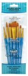Royal Crafters Choice Gold Taklon Artist- Brush Sets (filbert,round,shader Etc). Fixed Price $11.49.