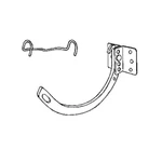 Amerimax CCS105 Gutter Shank & Circle #10 Combo Hanger, Half Round, Galvanized,. Fixed Price $28.51.