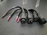 Qofowin Pin Waterproof Cable Connector Kit 12AWG Female 4 Pcs Black. Fixed Price $15.00.