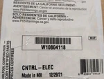 W10804118 Whirlpool Dishwasher Control. Fixed Price $85.00.