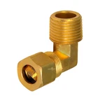 Highcraft Compression X Male 90 Degrees Elbow Pipe Fitting; Lead Free Brass. Fixed Price $9.99.