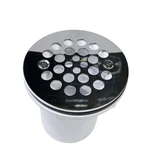 Jones Stephens D41600 Pvc Shower Stall Drain With 4-1/4" Stainless Steel Strain. Fixed Price $17.90.