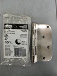 National Hardware N830-270 Corrosion Resist Stainless Steel Door Hinges 4 In.. Fixed Price $12.75.
