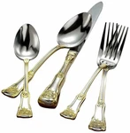 Royal Albert Old Country Roses 18/10 Stainless Steel Flatware 5 Piece Setting (s. Fixed Price $52.00.