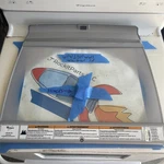 Genuine Whirlpool Washer Lid Assembly W10183518 From Model WTW6800WW1 Hinges. Fixed Price $150.00.