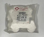 Nos Whirlpool Kitchenaid Kenmore Dishwasher Rack Wheel Roller 4317933 Pack. Fixed Price $7.24.
