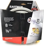 Eastman 8' 2.4M Universal Stainless Steel Dishwasher Connector Hose 3/8 Inlet. Fixed Price $11.65.