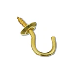 National Hardware Gold Solid Brass 1.14 In Cup Hook 10 Lb 50 Pk N200-303. Fixed Price $18.95.
