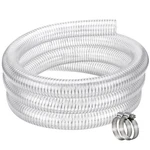 Zy-hosetube Flexible 1/2" 5FT Clear Pvc Spiral Id,. Fixed Price $44.11.