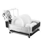 Happimess HPM-DSH1000-DISH-RACK Compact 17.25" Fingerprint-proof Black. Fixed Price $103.29.