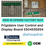 New Oem Electrolux Dishwasher Pc Interface User Board #5304535554. Fixed Price $15.00.