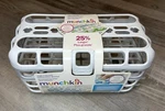 Munchkin High Capacity Dishwasher 1 Basket, White Grey, For Nipples Pacifiers. Fixed Price $8.50.