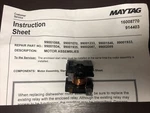 Maytag Dishwasher Motor Relay 99001425. Fixed Price $63.00.