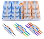 Lever Wire Connectors, Htcelle 60-PIECE Quick Electrical Splicing Kit Fo. Fixed Price $14.12.