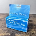Making Waves 1.25 In. Dia. Plastic Waterbed Drain And Fill Kit. Fixed Price $11.99.