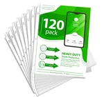 160 Micron Sheet Protectors For 3 Ring BINDER,120 Pack Heavy Duty Plastic Div.... Fixed Price $12.26.