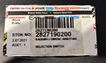 Selection Switch #2827190200 For Blomberg JD9. Fixed Price $44.99.