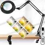 Kmdes 12X Magnifying Glass With Light, Ultra Long 3 Section Only, Black. Fixed Price $87.90.