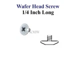 Jenn-air Maytag Stove Range Oven White Wafer Head Screw 1/4" WP74001278. Fixed Price $12.34.