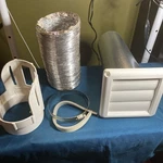 Deflecto Complete Dryer Venting Kit 4 Diameter X 8 Length Fire Resistant Duct. Fixed Price $24.00.