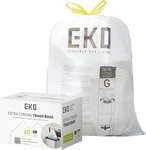 Eko 21 Gallon / 50-90 Liter, 60 Count Drawstring (pack Of 1), White. Fixed Price $26.12.