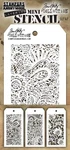Tim Holtz - Stampers Anon Mini Stencil, Set #47. Fixed Price $21.37.