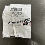 Whirlpool Part# W10349488 (replaces: 8533889) Screw For Dishwasher (G5A). Fixed Price $10.00.