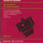 General Electric Quick Fix Dishwasher Spray Base WD22X114R Do Yourself Kit. Fixed Price $14.95.
