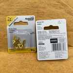 National Hardware N118-711 Solid Brass V2011 #212 Small Screw Eye 15/16 In.. Fixed Price $16.14.