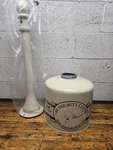 Eagle Butt Can 5GAL Cigarette Receptacle, 40" H X 12" Dia, Steel Tan 1205BEI New. Fixed Price $69.99.