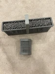 Kitchenaid Silverware Dishwasher Baskets Pre-owned 4 Pieces: Long Short & 2 Lids. Fixed Price $22.50.