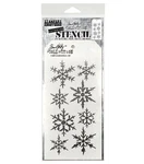 Stampers Anonymous Tim Holtz Layered Stencil 4.125"X8.5"-SNOWFLAKES. Fixed Price $11.85.