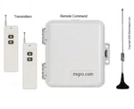 Migro Wireless Remote Control Switch Transmitter, Outdoor Receiver, 120/240VAC. Fixed Price $119.99.