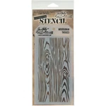 Stampers Anonymous Tim Holtz Layered Stencil 4.125"X8.5"-WOODGRAIN. Fixed Price $11.62.